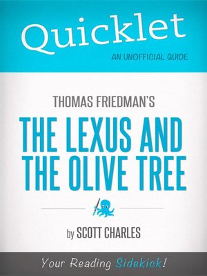 cover image of Quicklet on Thomas Friedman's the Lexus and the Olive Tree